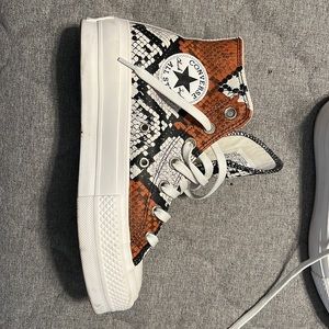 Converse Lift CTAS Snake Pattern Chuck Taylor Platform